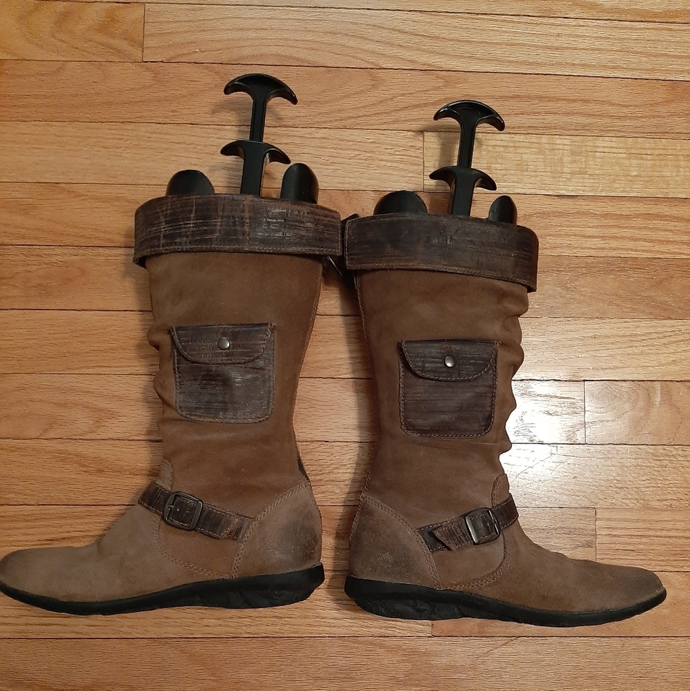 Ruff Hewn Tilly Womens Brown Suede Boots